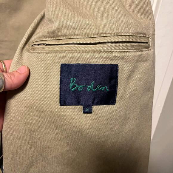 Boden Blazer Men's Size 40 Tan Cotton Casual Sport Coat - Picture 3 of 4